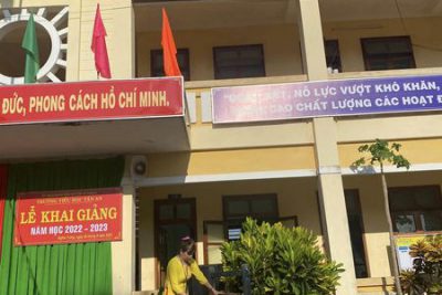 Trường tiểu học Tân An tổ chức thành công lễ khai giảng năm học 2022- 2023